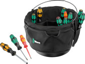 Wera 05105100001 9559 TOOL BUCKET ORGANIZER SCREWDRIVER SET 1, 13 PIECES