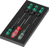 Wera 05150129001 9719 FOAM INSERT KRAFTFORM SERIES 300 SCREWDRIVER SET 3, 7 PIECES