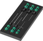 Wera 05150128001 9718 FOAM INSERT KRAFTFORM SERIES 300 SCREWDRIVER SET 2, 7 PIECES