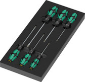 Wera 05150127001 9717 FOAM INSERT KRAFTFORM SERIES 300 SCREWDRIVER SET 1, 7 PIECES