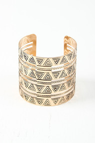 Triangle Etch Bracelet