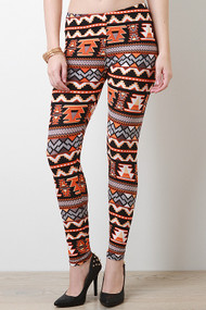 Etched Tribal Leggings