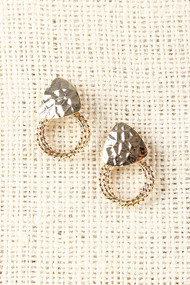 Textured Loop Earrings