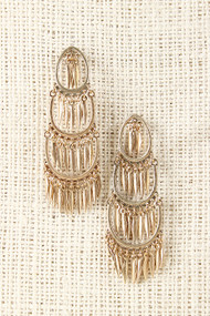 Hanging Charm Chandelier Earrings