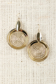 Circular Swirl Earrings