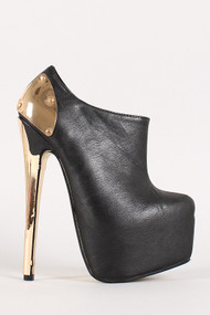 Pointy Toe Platform Bootie