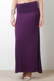 Deep Alteration Maxi Skirt