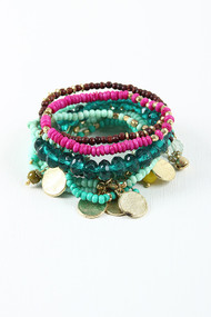 Beaded Charm Bracelet