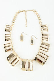 Cutout Bar Necklace