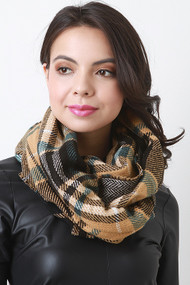 Checker Thread Infinity Scarf