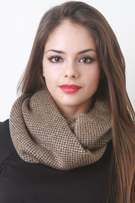 Metallic Shimmer Infinity Scarf