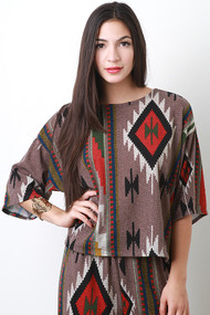 Warm Tribal Top