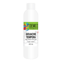 Demco Tempera Paint 8oz Washable White
