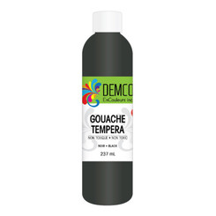 Demco Tempera Paint 8oz Washable Black