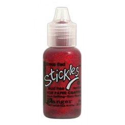 Glitter Glue 18ml Red