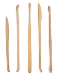 Modelling  Clay Tools Wood 5pk