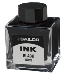 Sailor Fountain Pen Ink  Black 50ml