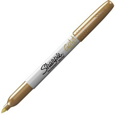 Sharpie Permanent Marker Metallic Gold Fine (Standard) SFGOLD
