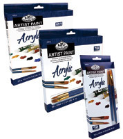 Royal 24pk Paint Set Acrylic (21ml tubes) LARGE