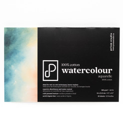 Prism 100% Cotton Watercolour Block 9x12" 140lb cold press