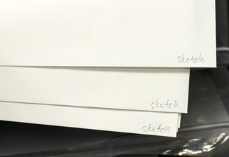 Sketch Paper 18x24" 50lb White Acid-Free sheet EACH