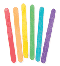 Craft Sticks Colours Regular 100pk