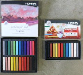 Lyra Soft Chalk Pastel 12pk Set Polycrayons Soft