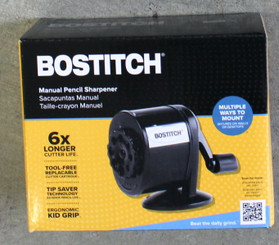 Bostitch Pencil Sharpener Manual Rotary Multi-Size
