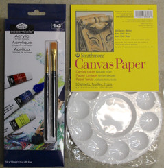 Sublime Set Small Oil Painting 16 piece kit