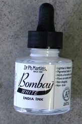 India Ink White 30ml (1oz)