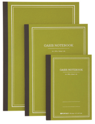 Oasis Notebook Avocado Soft Cover Dot & Line grid 4x6" (A6)