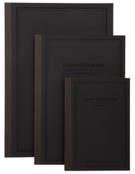 Oasis Notebook Charcoal Soft Cover Dot & Line grid 7x9.9"