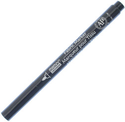 Marvy Fabric Marker Black 1mm line #522