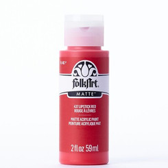 Acrylic 2oz Lipstick Red