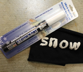 Snow Marker Paint Pen for Paper & Fabric WHITE