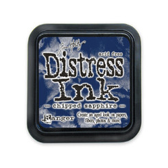 Ranger Distress Ink Stamp Pad Chipped Sapphire
