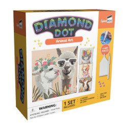 Kit Diamond Dot 4pk Animal Art