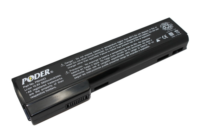 Poder® 6 Cell Battery for HP Elitebook 8460, 6360, 6460, 6465, 8470