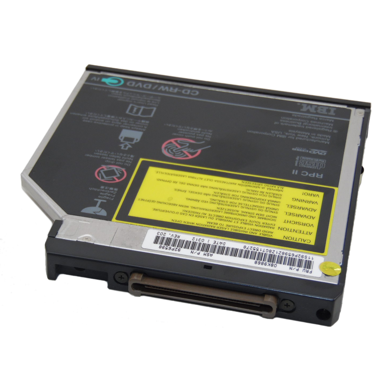 Original Internal Slim Ultrabay 24x Dvd Cd Rw Combo Drive For Lenovo Thinkpad A R T X Series