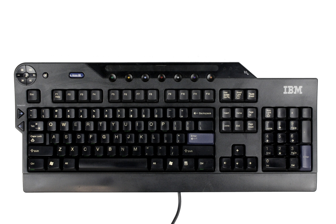 Original Lenovo Enhanced Keyboard with 2 Port USB hub 89P8800 SK-8815