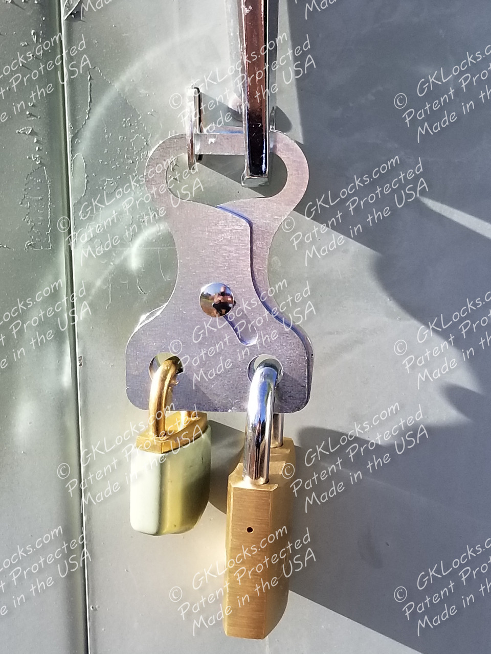 GM ELEC01, Electrical Panel, Gate Lock, shared access, 2 padlock