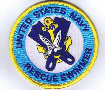 USN Rescue Swimmer Patch 3"