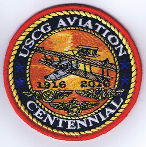 USCG Aviation Centennial Patch (3.5")
