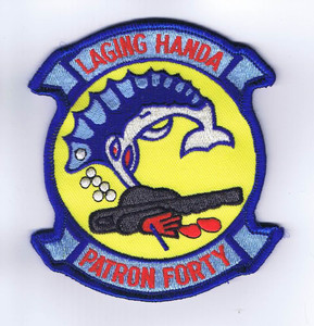 VP-40 Fighting Marlins "Laging Handa" chest patch