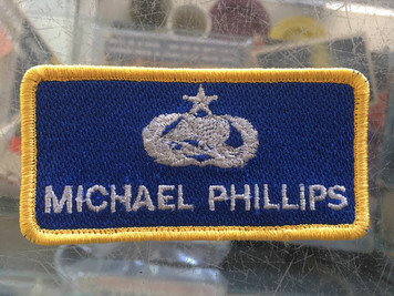 Rounded Corner USAF Cloth Name tag