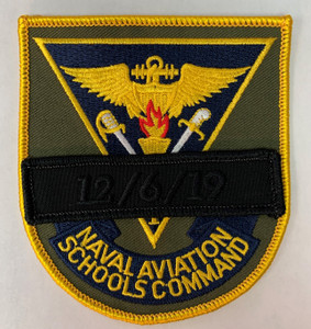Naval Aviation School Command with Banner
