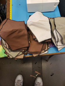 production for the local air force classes trying to use matching colors to the uniforms