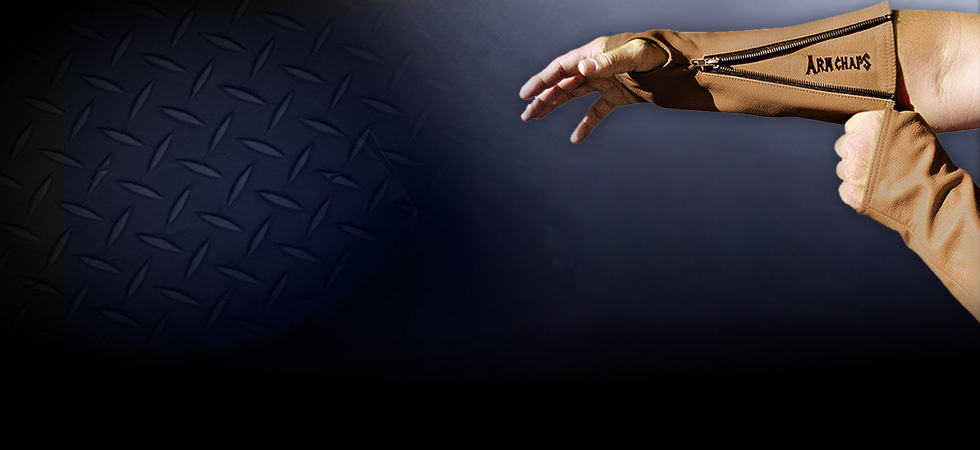 Protective Arm Sleeves Made from High-Quality Cow Leather | Arm Chaps