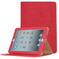 JYtrend iPad 2/ iPad 3/ iPad 4 Case, Multi-Angle Viewing Stand Leather Folio Smart Cover With Pocket, Auto Wake Up / Sleep For iPad 2/3/4 A1395 A1396 A1397 A1403 A1416 A1430 A1458 A1459 A1460 (Red)