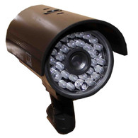 JKYTEC  Outdoor Dummy Fake Security Camera with Inflared Leds BLINKING LIGHT, Black